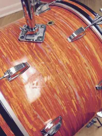 1968 Ludwig Mod Orange Hollywood Set