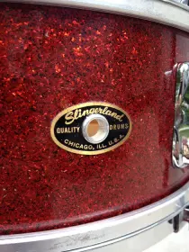 FOR SALE: Vintage 1950s Slingerland Red Sparkle Swingster 8-N Kit
