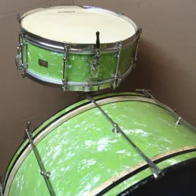 1920's &quot;Gretsch American&quot; Emerald Pearl Drums