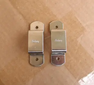 Nickle Plated WFL/Ludwig Tom Bracket Mounts