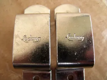 Nickle Plated WFL/Ludwig Tom Bracket Mounts