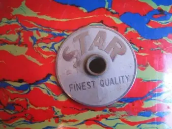 Japanese made Kent center lug kit in psychedelic lava pearl