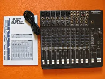 Mackie 1402 VLZ PRO 14 channel mixer.