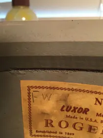 Rogers Tower and Luxor drum shell questions
