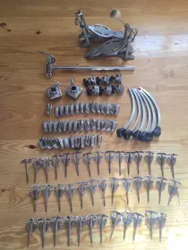 vintage Ludwig parts - lugs, spurs, t's/claws, mounts, etc