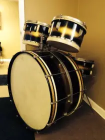 Gorgeous 1930's Leedy Drum Set