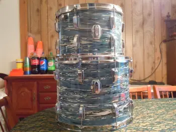 Ludwig Blue Oyster &quot;Bowling Ball&quot; wrap