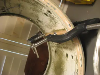Restoring my 1966 Luddy Marching snare Pics