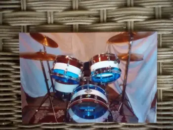 Ludwig vistalite vintage drums