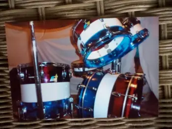 Ludwig vistalite vintage drums