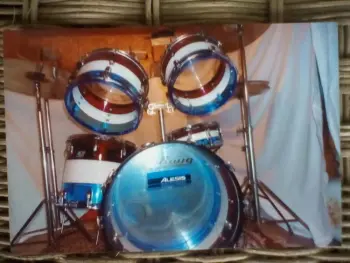 Ludwig vistalite vintage drums