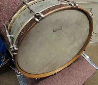 Radio King calf skin on unknown snare