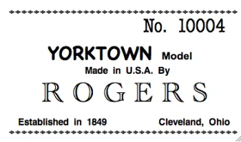 Rogers Paper Labels &amp; Brillo Pads?