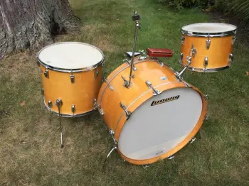 1971 Ludwig 3-ply thermogloss &quot;Bonham&quot; Kit