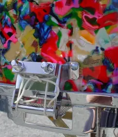 Leedy &amp; geo. Way &quot;hawaiian shirt&quot; snare drums