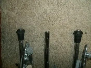 1960's Trixon floor tom mounts and legs. $75.00 includes shipping