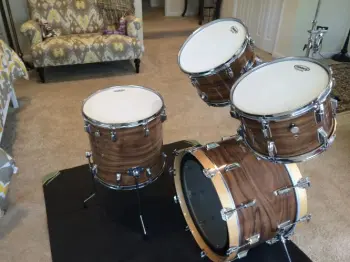 For Sale Rogers Londoner Drum Set in Koa - Sizes 12/13/16/22