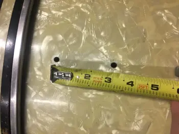 Pre 40's Slingerland Bass Drum Lug 3&quot; hole spacing