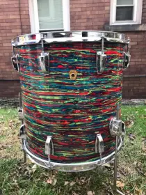 Ludwig Psychedelic Red Toms