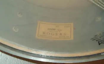 Rogers drums Numbers...