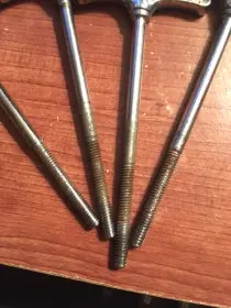 8 LUDWIG Bass Drum Rods (Not Great Condition)