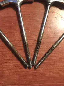 8 LUDWIG Bass Drum Rods (Not Great Condition)
