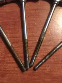 8 LUDWIG Bass Drum Rods (Not Great Condition)