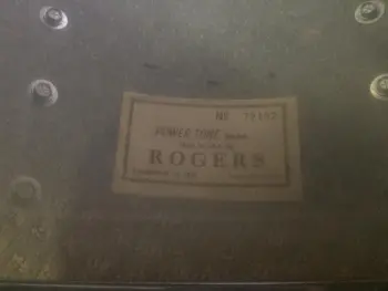 60's Rogers Powertone White Marine Pearl 5 piece