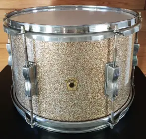 FOR SALE: Vintage 1965 Ludwig 12&#8243; Club Date Tom in Champagne Sparkle