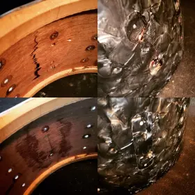 FOR SALE: Vintage 1958-1959 Ludwig WFL 6.5x14 School Festival Snare in Black Diamond