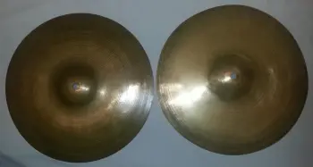 Vintage set of 1930's 13&quot; zildjian hi hat cymbals