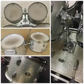 Vintage Slingerland 5 pc Drum Set (circa 1971): Modern Solo Outfit 2R