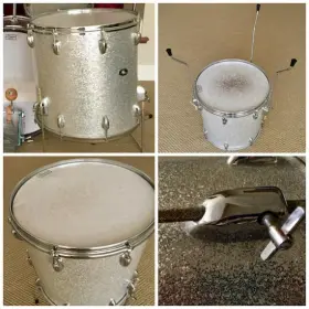 Vintage Slingerland 5 pc Drum Set (circa 1971): Modern Solo Outfit 2R