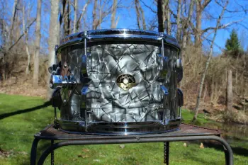 1953 Leedy &amp; Ludwig 8x12&quot; Black Diamond Pearl Tom Drum