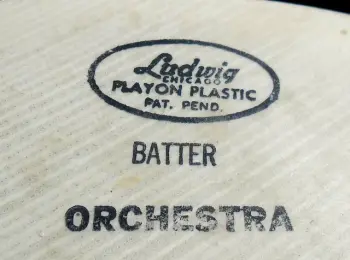 1960 ludwig Transition Badge Pioneer.