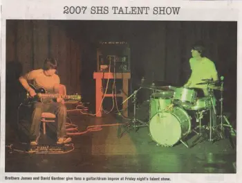 Gigging vintage drums.