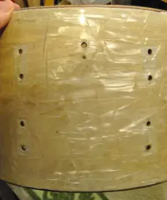 I did a test of 5 different ways to remove yellowing from a WMP wrap . . .
