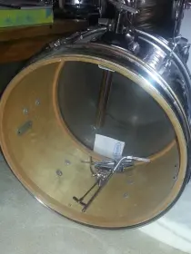 Vintage Olympic Mahogany Duroplastic Complete Drum Kit 1970's