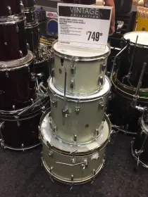 '64-'66 mixed Silver Sparkle Ludwig kit