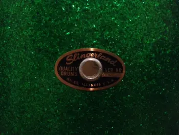 FOR SALE: Late 60s Slingerland 9x13 Green Glass