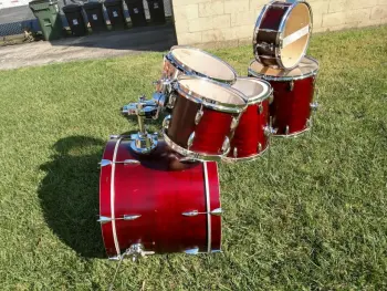 Ludwig Accent Custom 6 piece in Wine Red Matte Lacquer
