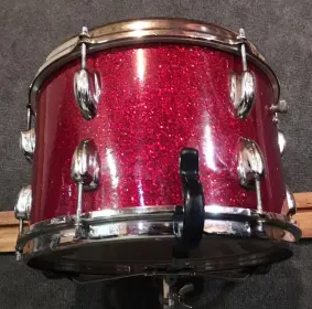 FOR SALE: Vintage 1966 Slingerland 12&quot; Tom in Red Glass Glitter