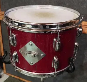 FOR SALE: Vintage 1966 Slingerland 12&quot; Tom in Red Glass Glitter