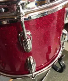 FOR SALE: Vintage 1966 Slingerland 12&quot; Tom in Red Glass Glitter